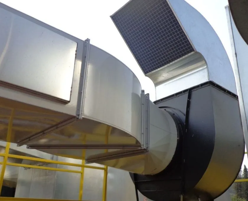 Instalação de sistema de captação industrial pela Art Coifas Campinas