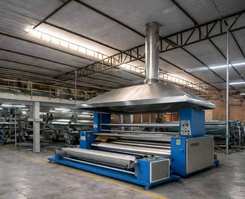 Sistema de exaustão industrial instalado pela Art Coifas em operação comercial