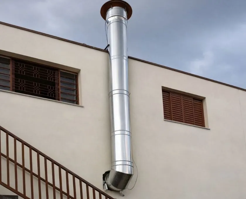 Dutos de exaustão e captação de fumaça projetados e instalados pela Art Coifas